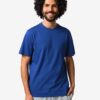 HEMA Heren T-shirt regular fit felblauw (felblauw) | HEMA
