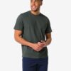 HEMA Heren T-shirt regular fit grijs (grijs) | HEMA
