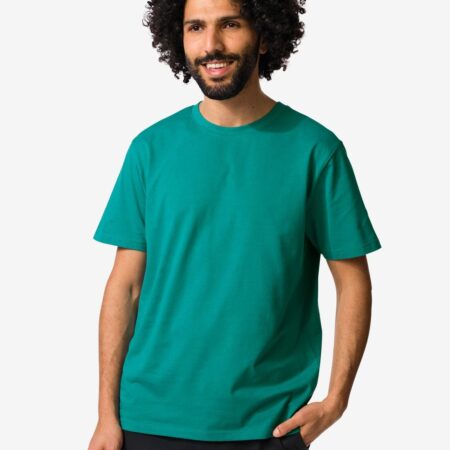 HEMA Heren T-shirt regular fit lichtgroen (lichtgroen) | HEMA