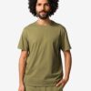 HEMA Heren T-shirt regular fit middengroen (middengroen) | HEMA
