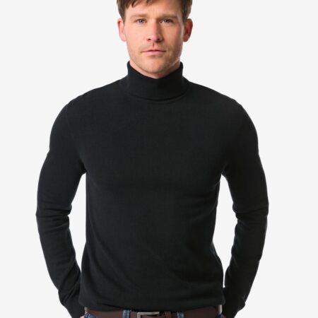 HEMA Heren coltrui zwart (zwart) | HEMA