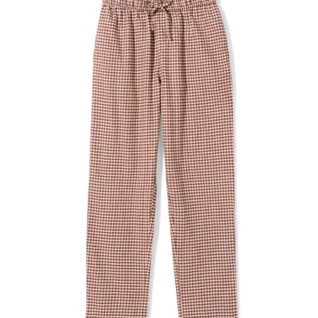 HEMA Heren pyjamabroek Pepijn regular fit flanel donkerrood | HEMA