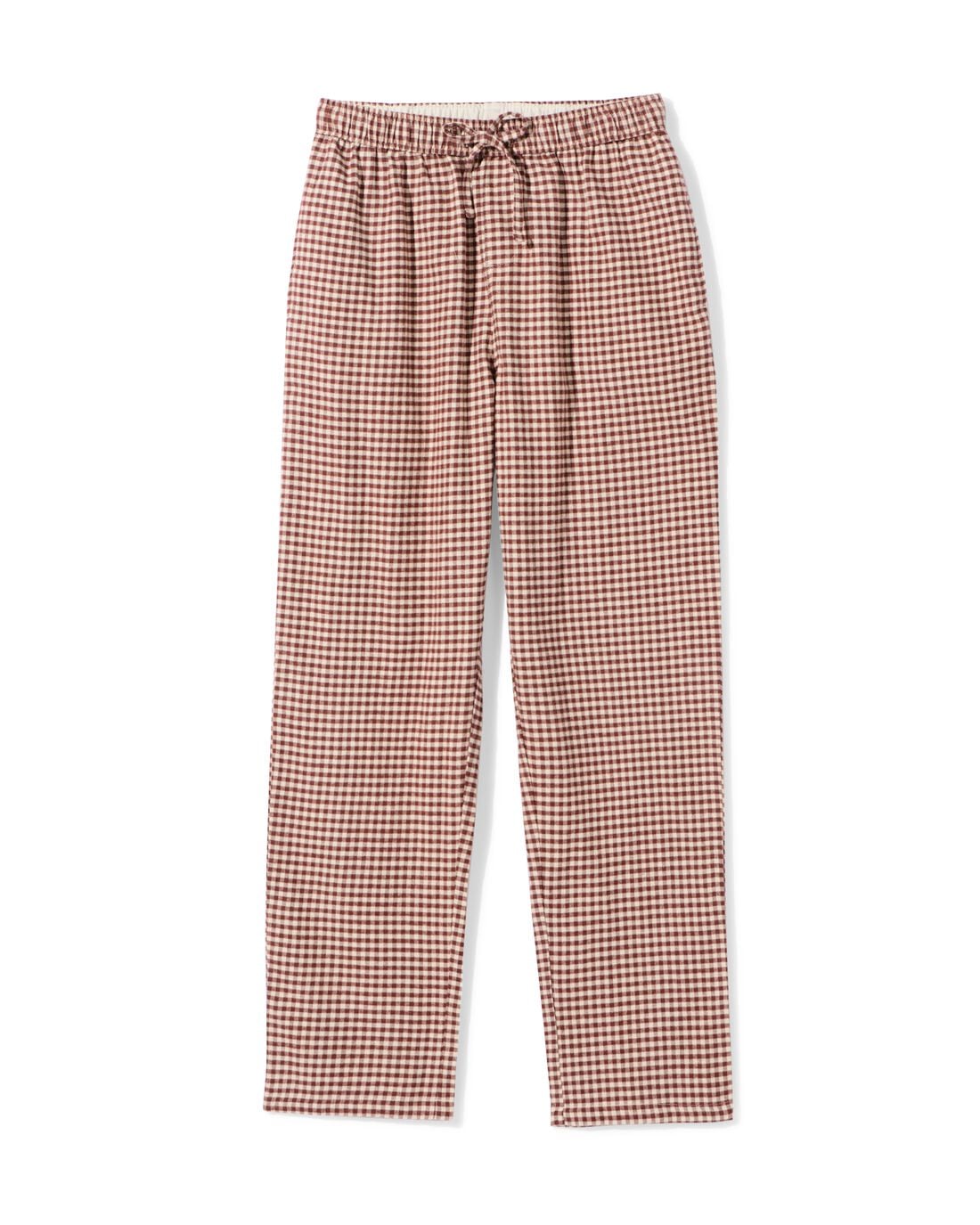 HEMA Heren pyjamabroek Pepijn regular fit flanel donkerrood | HEMA