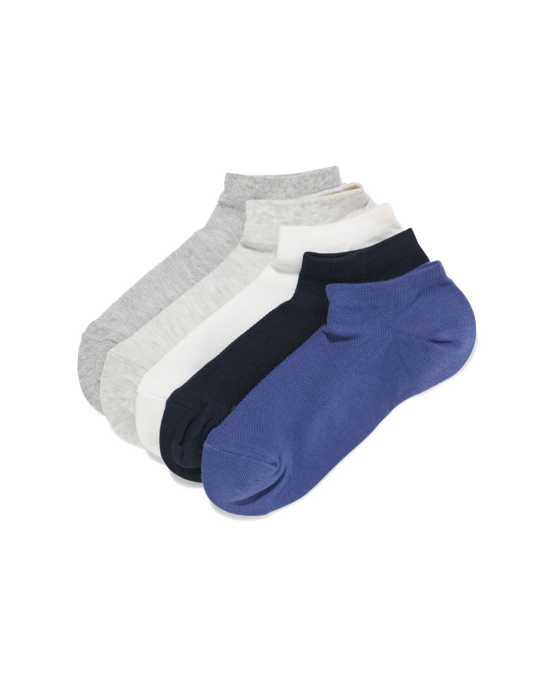 HEMA Heren sokken met katoen mesh - 5 paar donkerblauw | HEMA