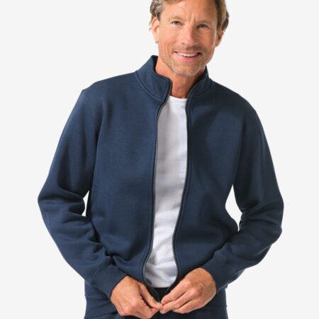 Heren sweatvest Nielson donkerblauw