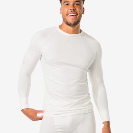 HEMA Heren thermo t-shirt wit | HEMA