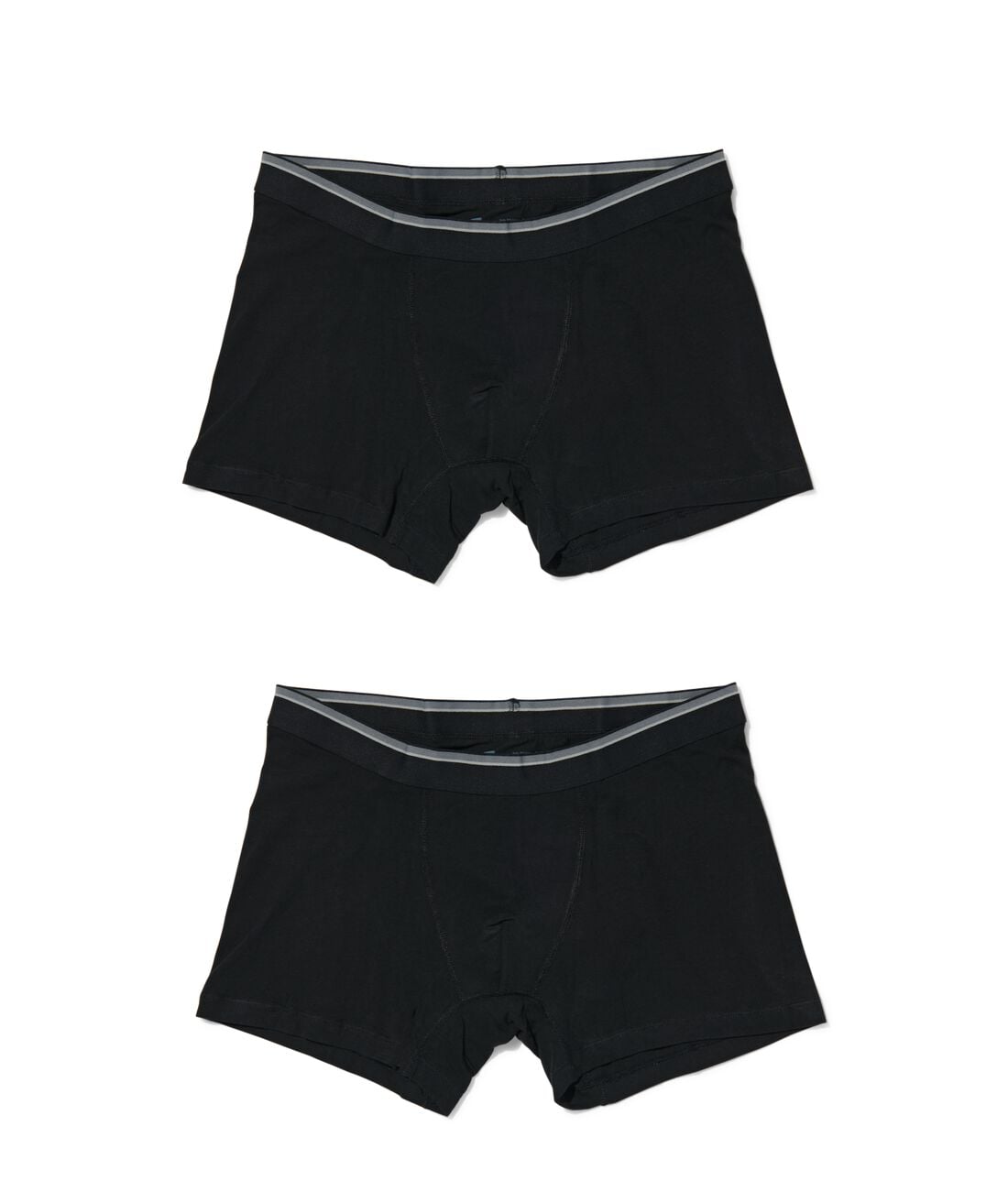 HEMA Herenboxers kort xtra comfort grote maten - 2 stuks zwart | HEMA