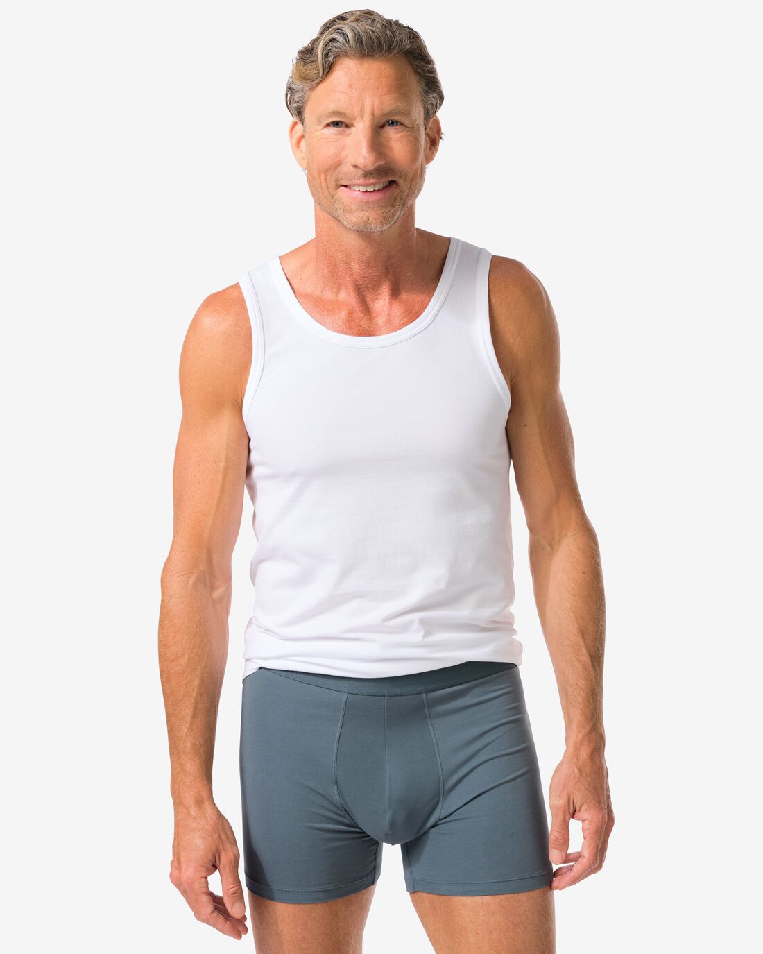 HEMA Herenboxers perfect comfort - 2 stuks groen (groen) | HEMA