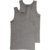 HEMA Herenhemden perfect comfort naadloos - 2 stuks grijs | HEMA