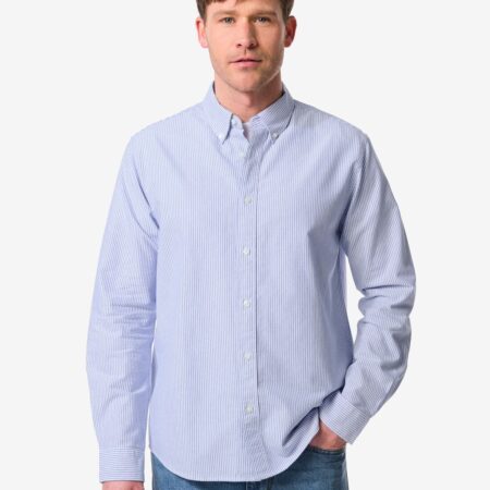 HEMA Herenoverhemd Scott blauw (blauw) | HEMA