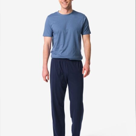 HEMA Herenpyjama blauw (blauw) | HEMA