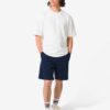 Herenshort Charly regular fit chino donkerblauw