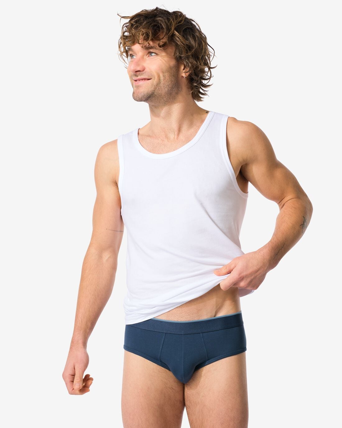 HEMA Herenslips perfect comfort - 2 stuks donkerblauw (donkerblauw) | HEMA
