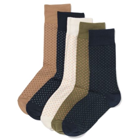 HEMA Herensokken grafisch - 5 p donkerblauw (donkerblauw) | HEMA