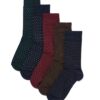 Herensokken grafisch - 5 paar donkerblauw