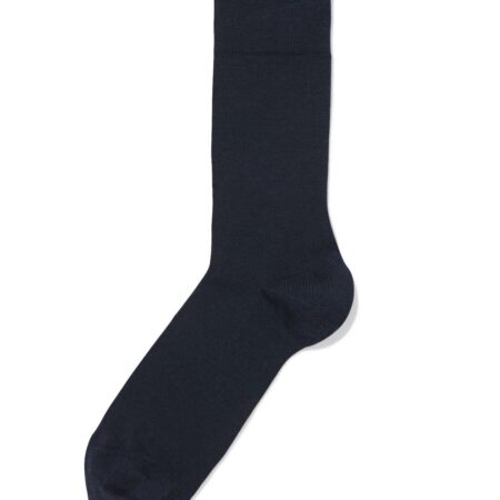 HEMA Herensokken naadloos wol donkerblauw (donkerblauw) | HEMA