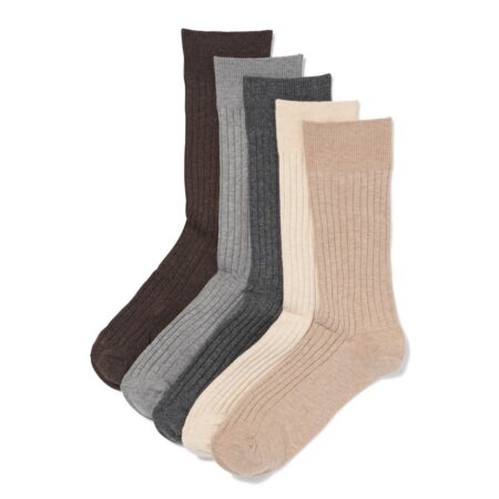 HEMA Herensokken rib - 5 paar bruin (bruin) | HEMA
