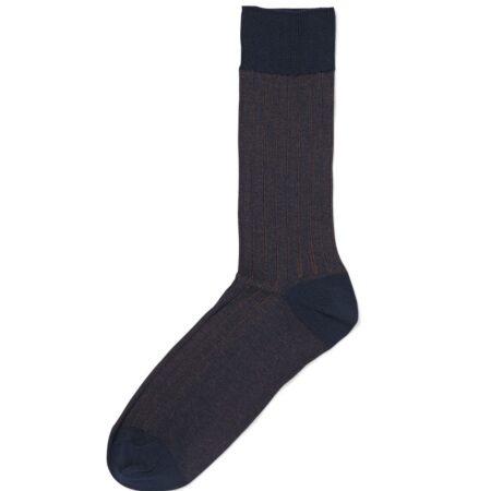 HEMA Herensokken rib donkerblauw (donkerblauw) | HEMA