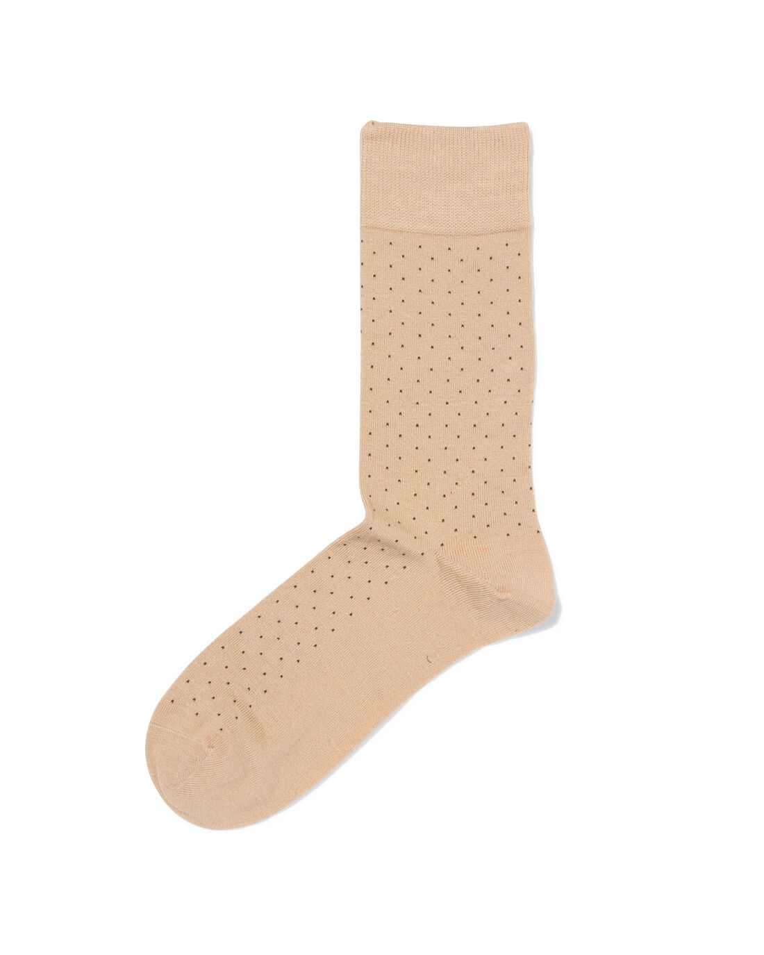 HEMA Herensokken rib stippen beige (beige) | HEMA