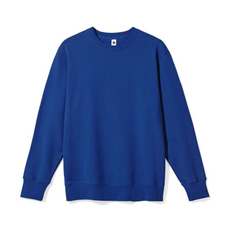 HEMA Herentrui Daryl regular fit sweatstof felblauw (felblauw) | HEMA