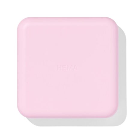 HEMA Hervulbaar poederdoosje voor mattifying of bronzer poeder lichtroze | HEMA