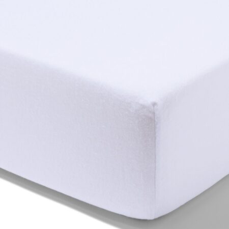 HEMA Hoeslaken 140x200cm flanel wit (wit) | HEMA