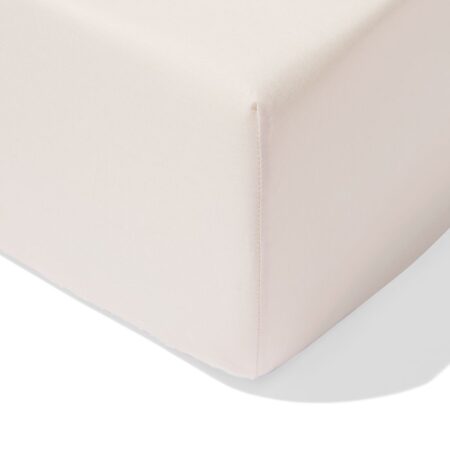 HEMA Hoeslaken 160x200cm zacht katoen beige (beige) | HEMA