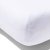 HEMA Hoeslaken 90x200cm katoen wit (wit) | HEMA