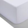 HEMA Hoeslaken 90x220cm jersey wit (wit) | HEMA