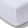 HEMA Hoeslaken 90x220cm zacht katoen wit (wit) | HEMA