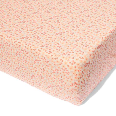 HEMA Hoeslaken ledikant 60x120cm bloemen | HEMA