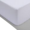 Hoeslaken matrasbeschermer molton 90x200cm waterdicht (wit)