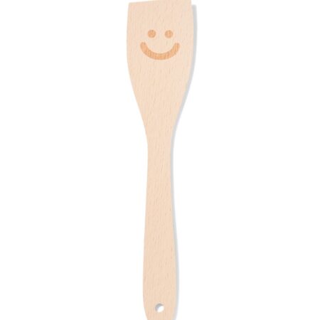 Houten spatel gezichtje