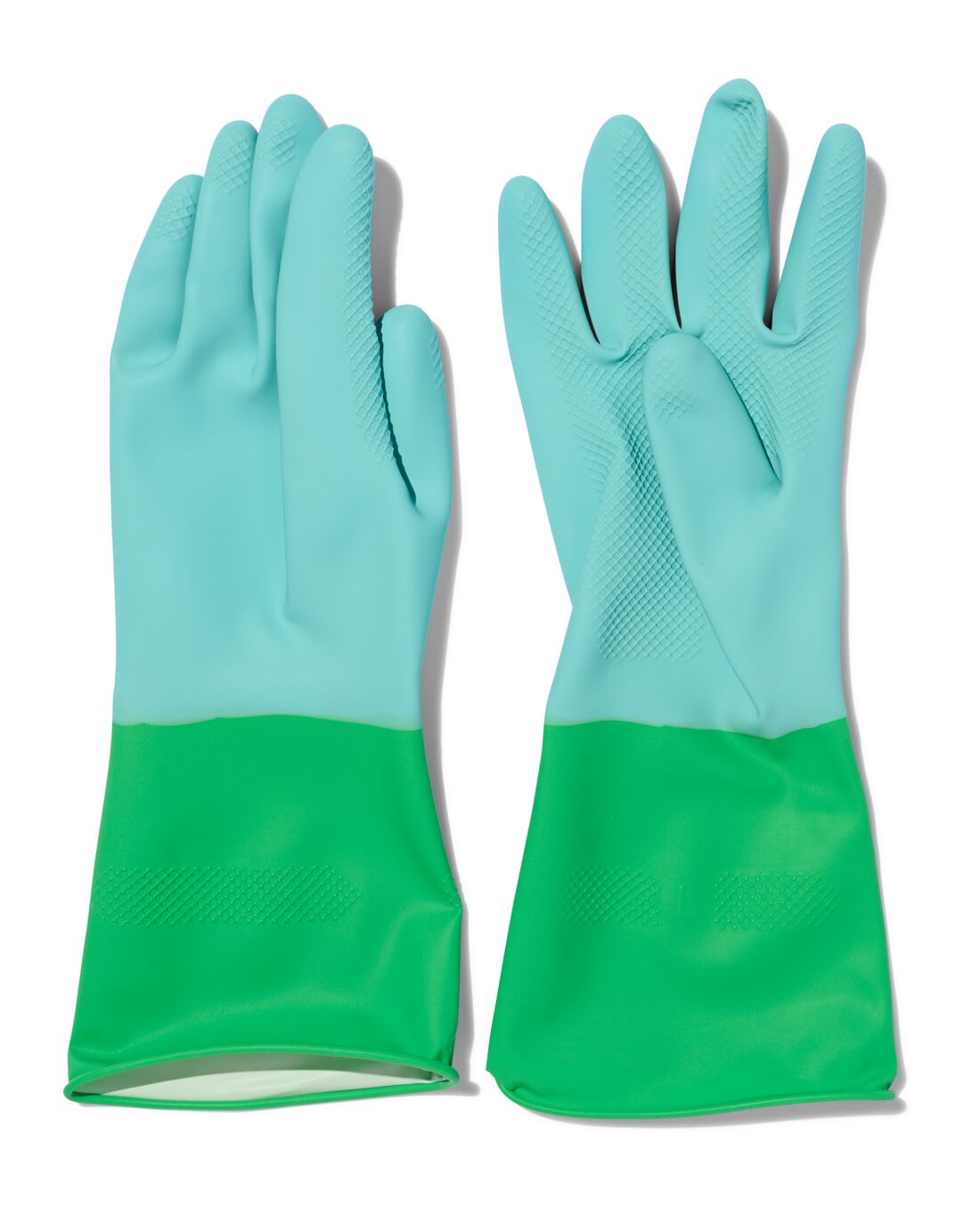 Huishoudhandschoenen latex blauw L (8-8.5)