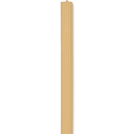 HEMA Huishoudkaars ⌀2.2x24cm ribbel lichtgeel (lichtgeel) | HEMA