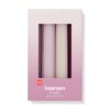 HEMA Huishoudkaarsen 16x⌀2.2cm roze - 4 stuks (roze) | HEMA