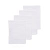 HEMA Hydrofiel washandjes - 4 stuks (wit) | HEMA