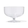 HEMA Ijscoupe Bergen glas twist reliëf (transparant) | HEMA