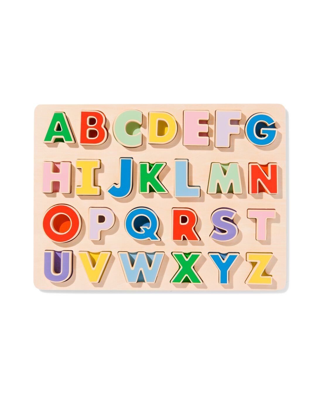 HEMA Inlegpuzzel letters hout 22x29.4 | HEMA