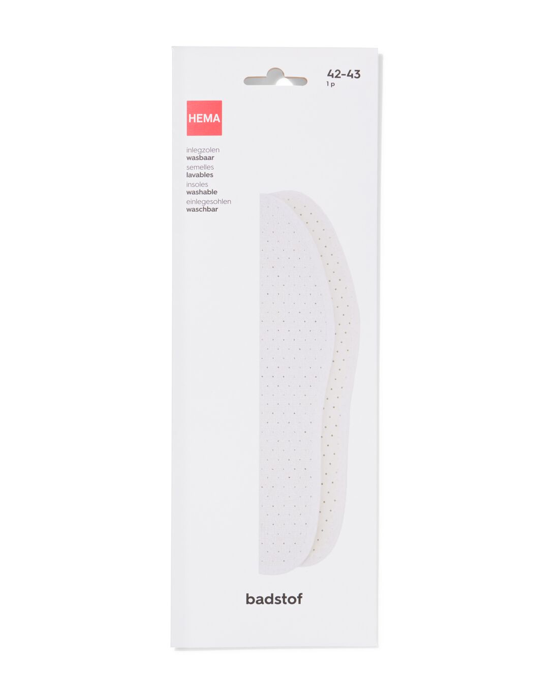HEMA Inlegzolen wasbaar maat 42-43 | HEMA