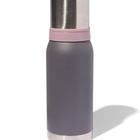 HEMA Isoleerfles 1.1L rvs metallic (antraciet) | HEMA