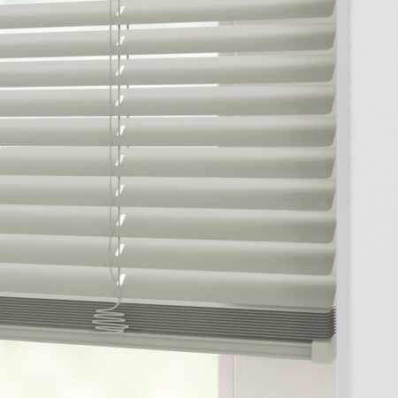 HEMA Jaloezie aluminium zijdeglans 25mm donkergrijs (donkergrijs) | HEMA