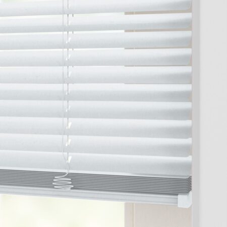 Jaloezie aluminium zijdeglans 25mm ivoor