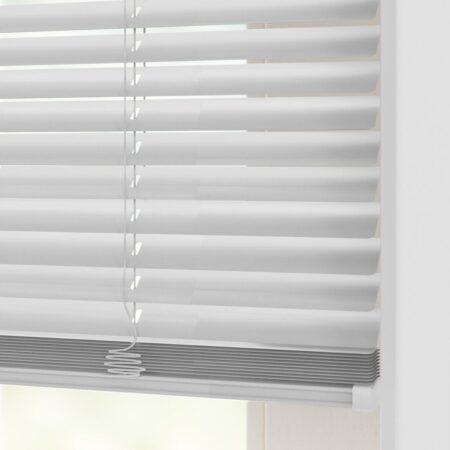 HEMA Jaloezie aluminium zijdeglans 25mm lichtgrijs (lichtgrijs) | HEMA