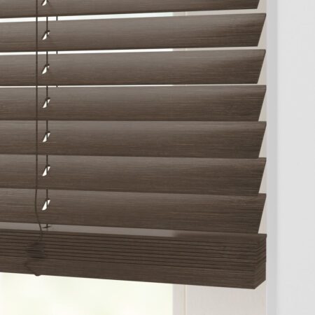 HEMA Jaloezie hout bamboe 35mm donkerbruin (donkerbruin) | HEMA