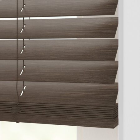 HEMA Jaloezie hout bamboe 50mm donkerbruin (donkerbruin) | HEMA
