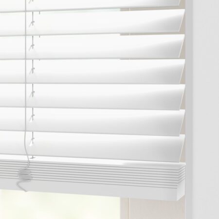 HEMA Jaloezie hout uni 35mm wit (wit) | HEMA