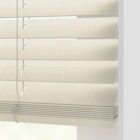Jaloezie hout uni 50mm creme