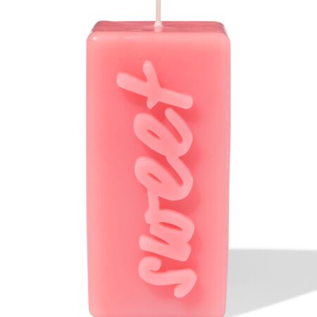 HEMA Kaars 12.5cm 'sweet' roze | HEMA