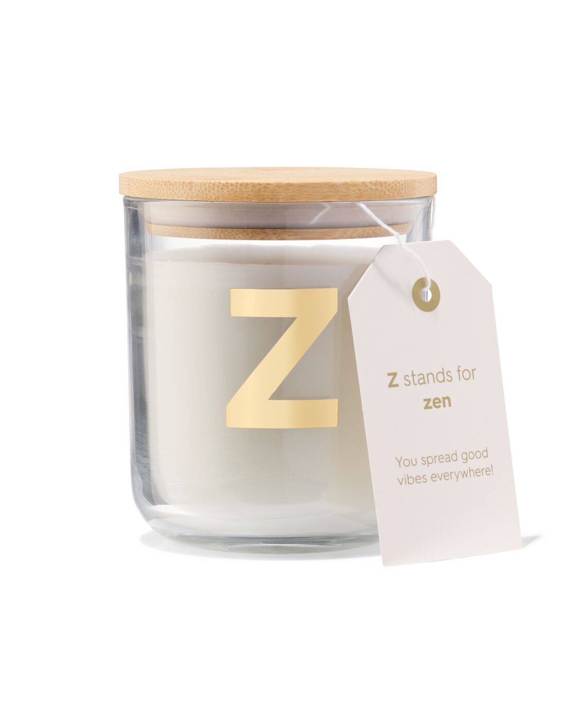HEMA Kaars in glas Ø8x10cm letter Z | HEMA